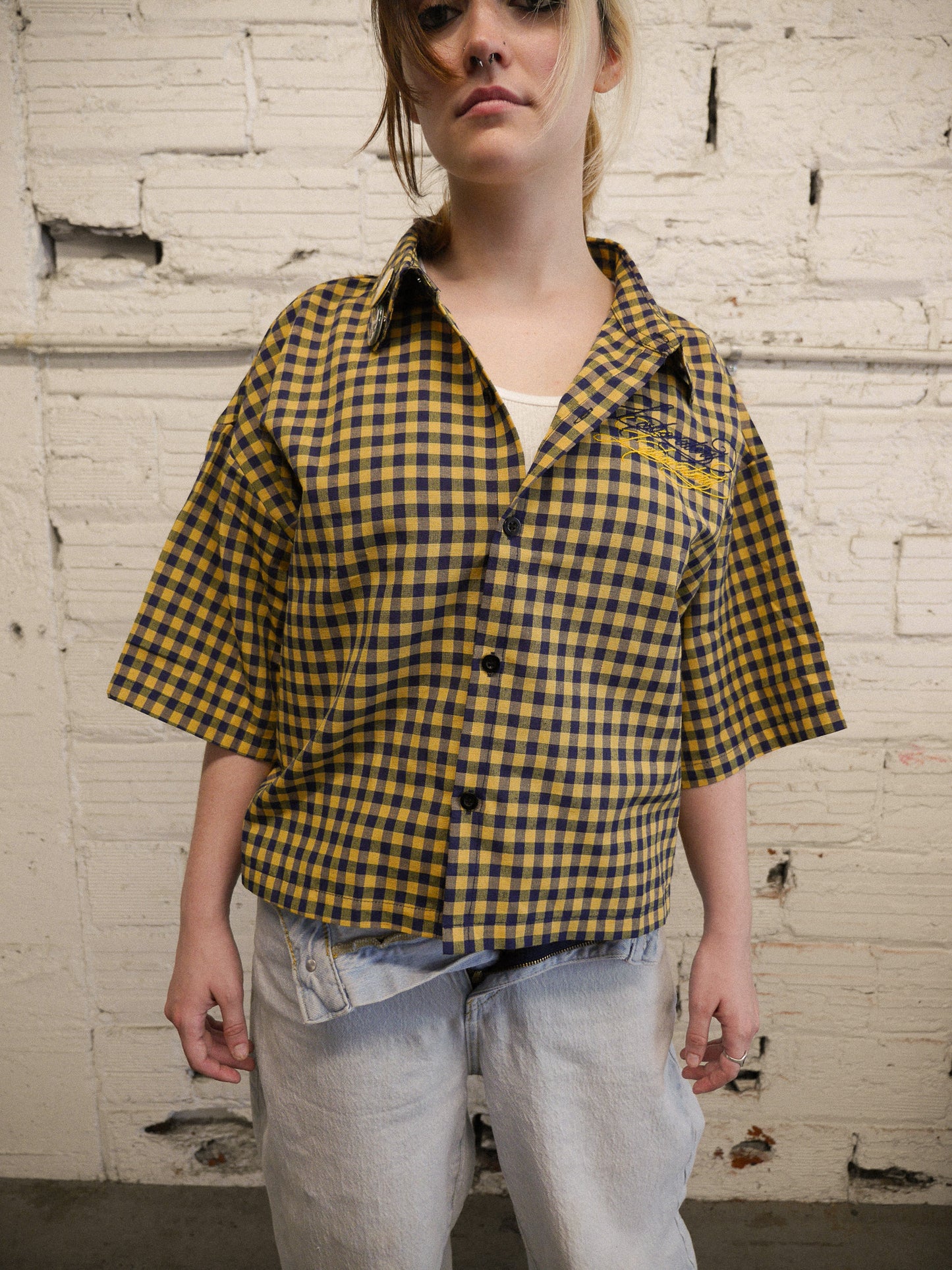 Mechanic Button Up Yellow