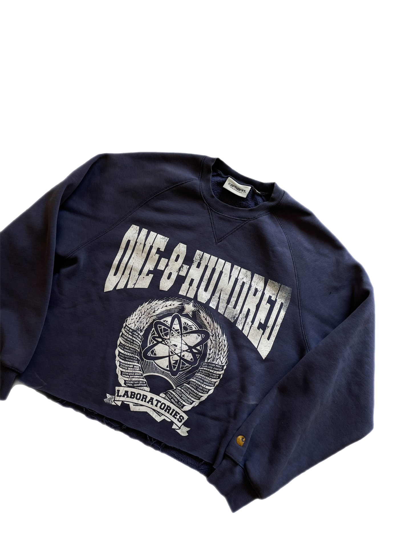 1800 Crest Logo Carhartt WIP Cropped Crewneck MD
