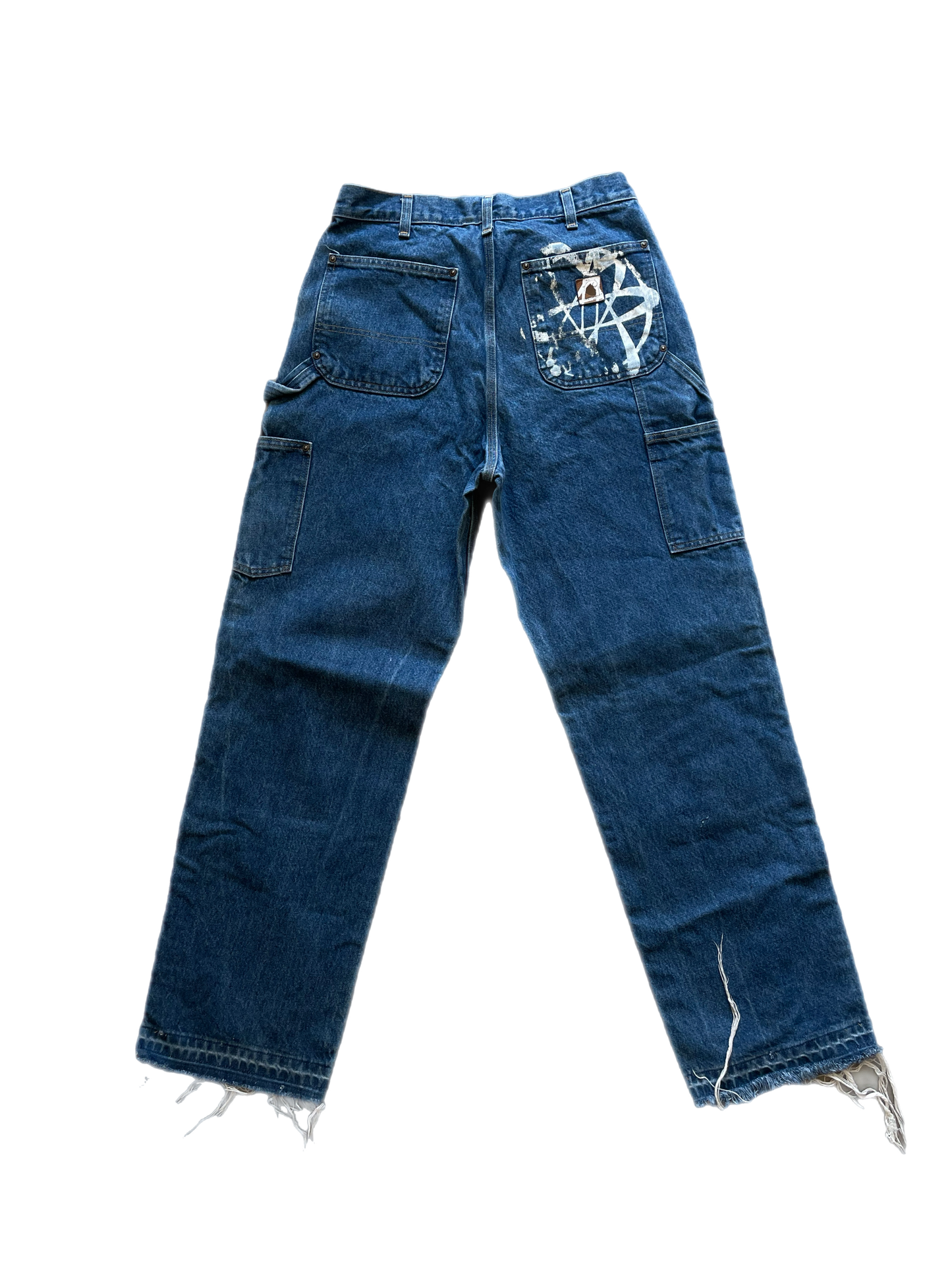 Prop. of 1800. Fuck You Double Knee Denim Sz 34