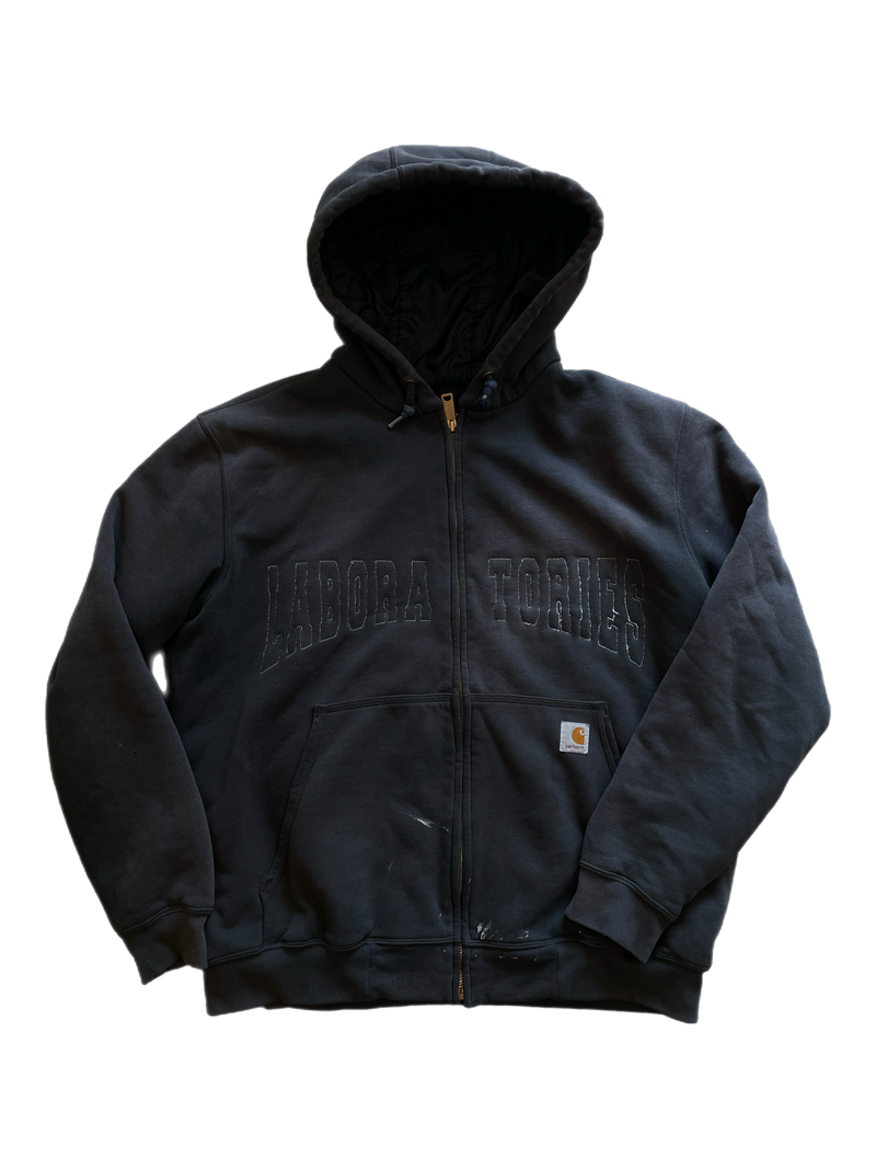 Laboratories Spellout Contrast Stitch Hoodie XL