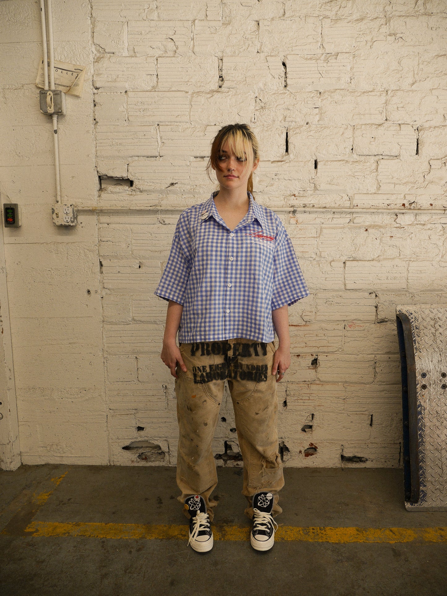 Mechanic Button Up Blue