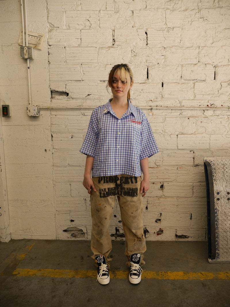Mechanic Button Up Blue