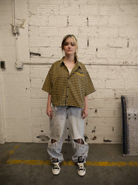 Mechanic Button Up Yellow