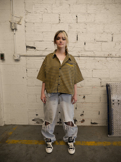 Mechanic Button Up Yellow