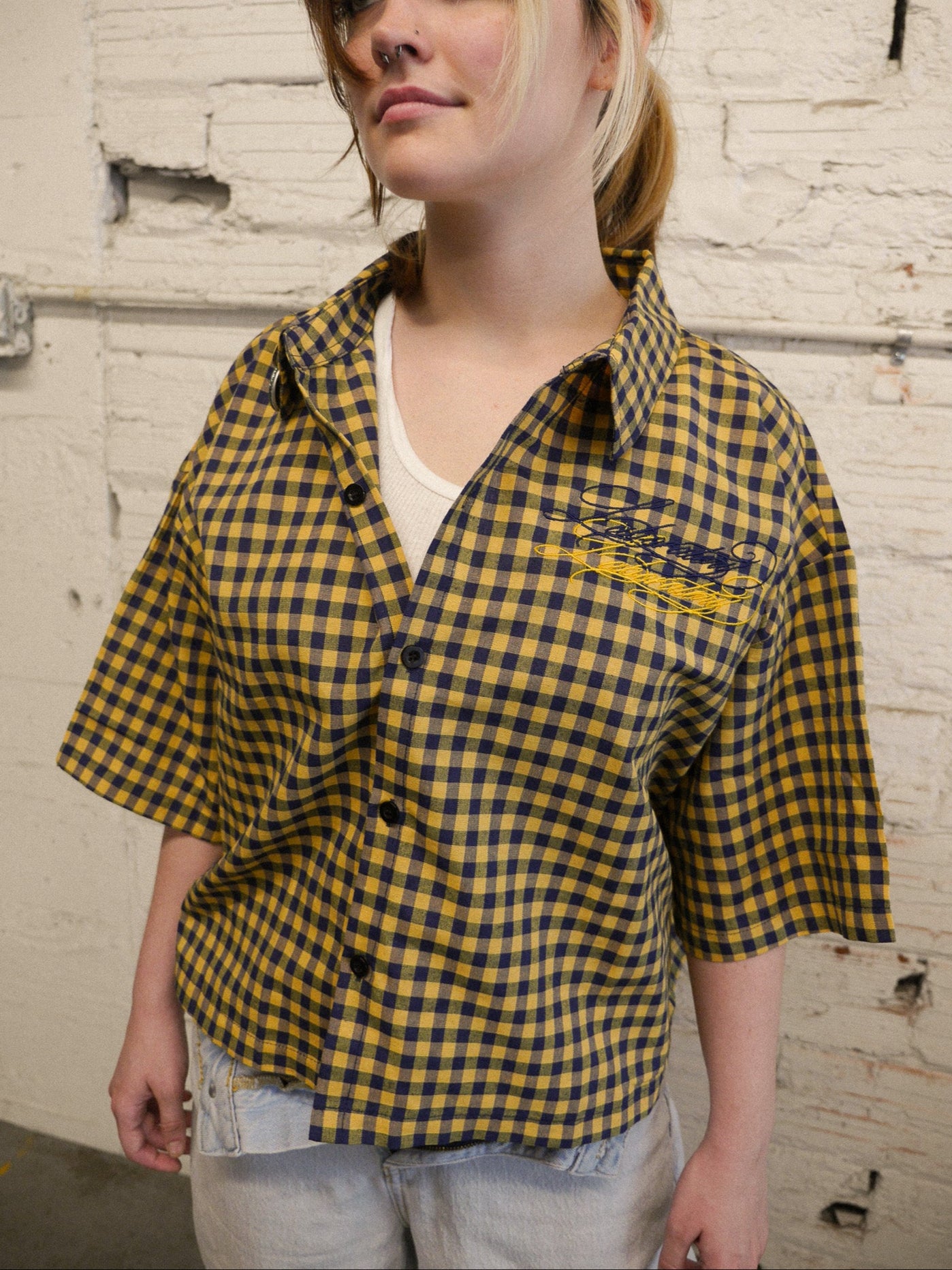 Mechanic Button Up Yellow